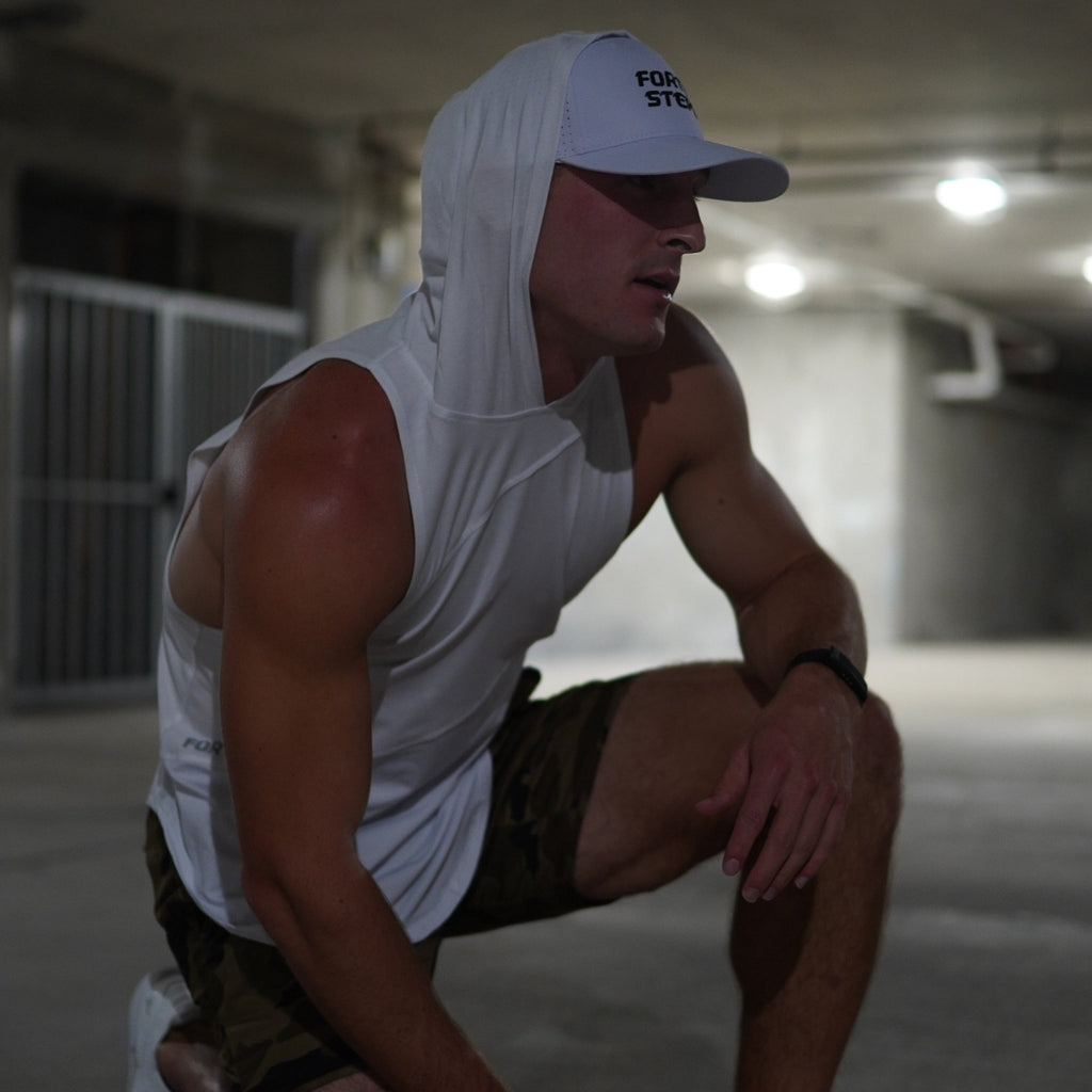 Explore Hooded Tank - Forty Steps Fitness