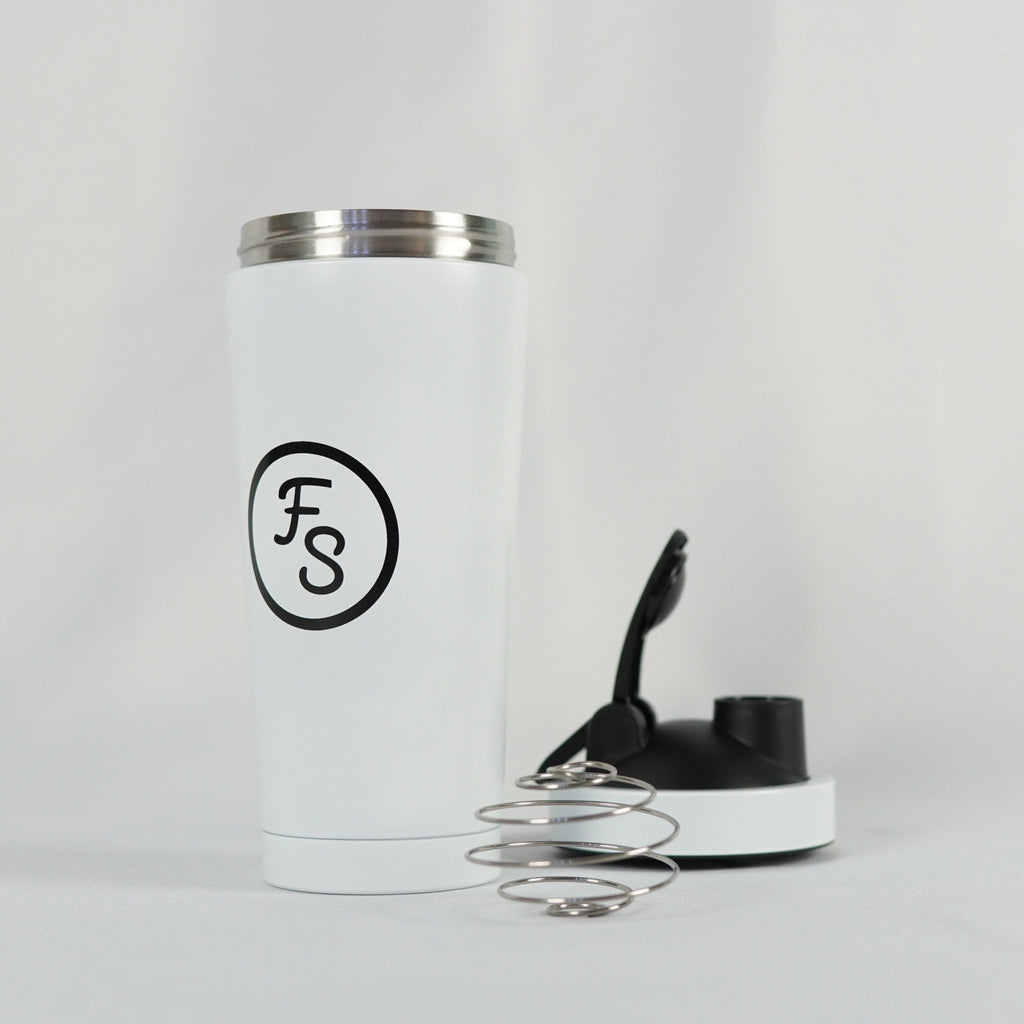 Shaker Cup White' Travel Mug