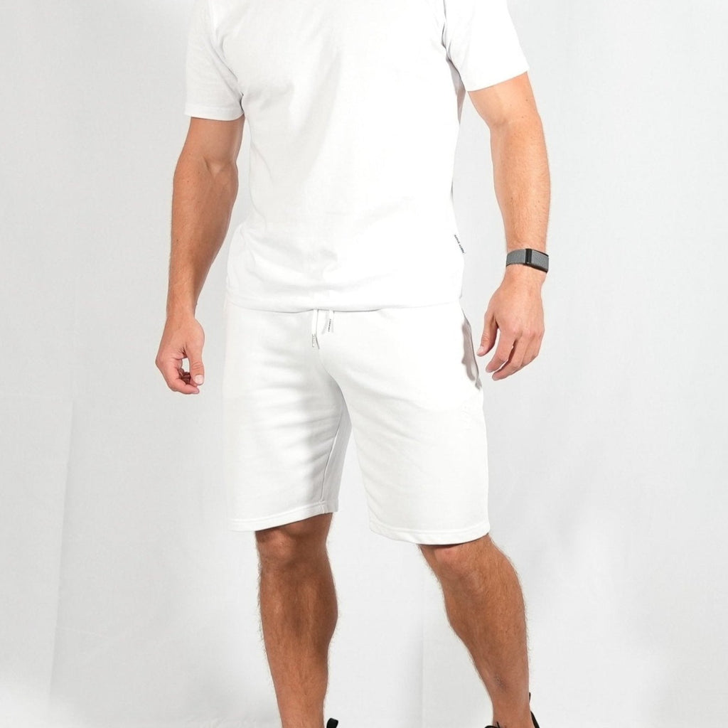 The Skyline Sweat Shorts from Forty Steps Fitness is a soft cotton workout shirt that can double in the gym or on a date