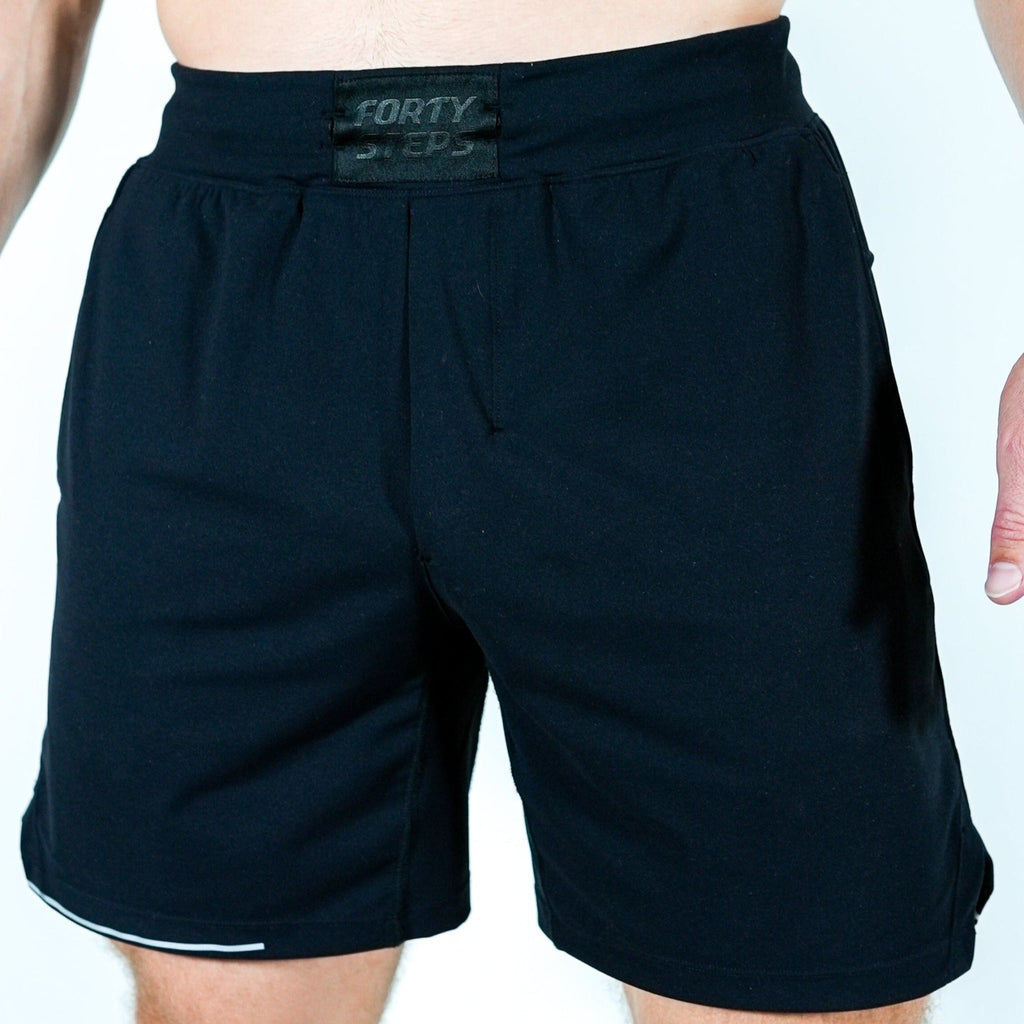 The Men's Training Shorts (BOGO) have premium stretch and hold allowing for running, lifting and casual wear.